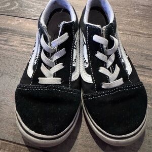 Kids Black and White Vans